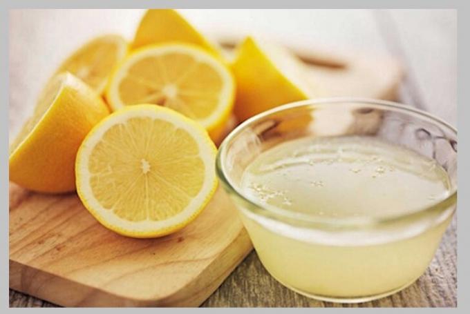 Citron a limetkovou šťávou