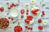 Co vařit pro děti od jahodami a jahodovou: recept pusinky s jahodami