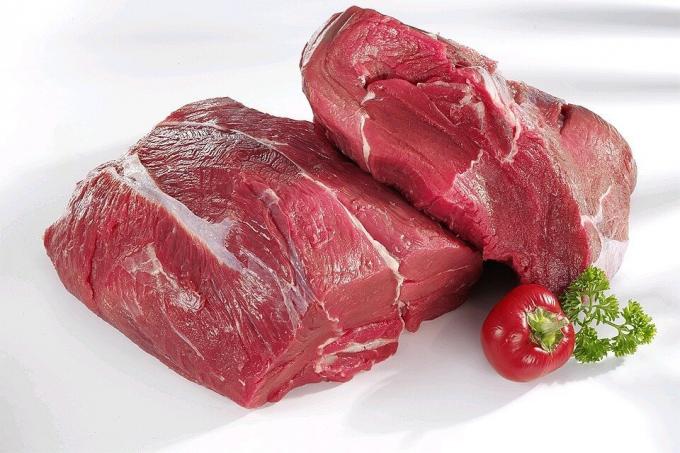 červené maso