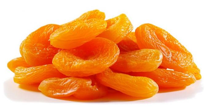 sušené meruňky