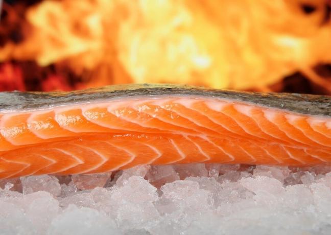 Výhodné omega-3 - lososího masa divoký. Ale kde na to vzít?)